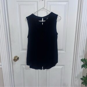 Grace elements black sleeveless top-b1081